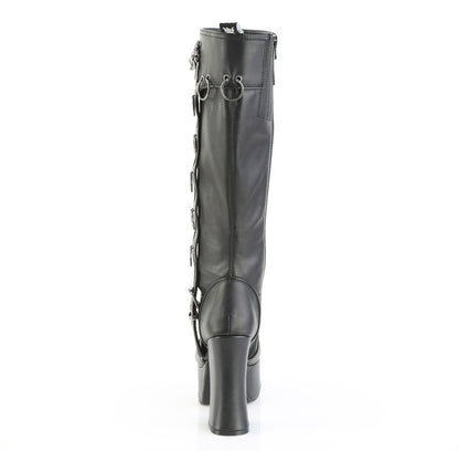 CHARADE-211 4 1/2" Heel, 2" PF Knee High Boot, Inside Zip