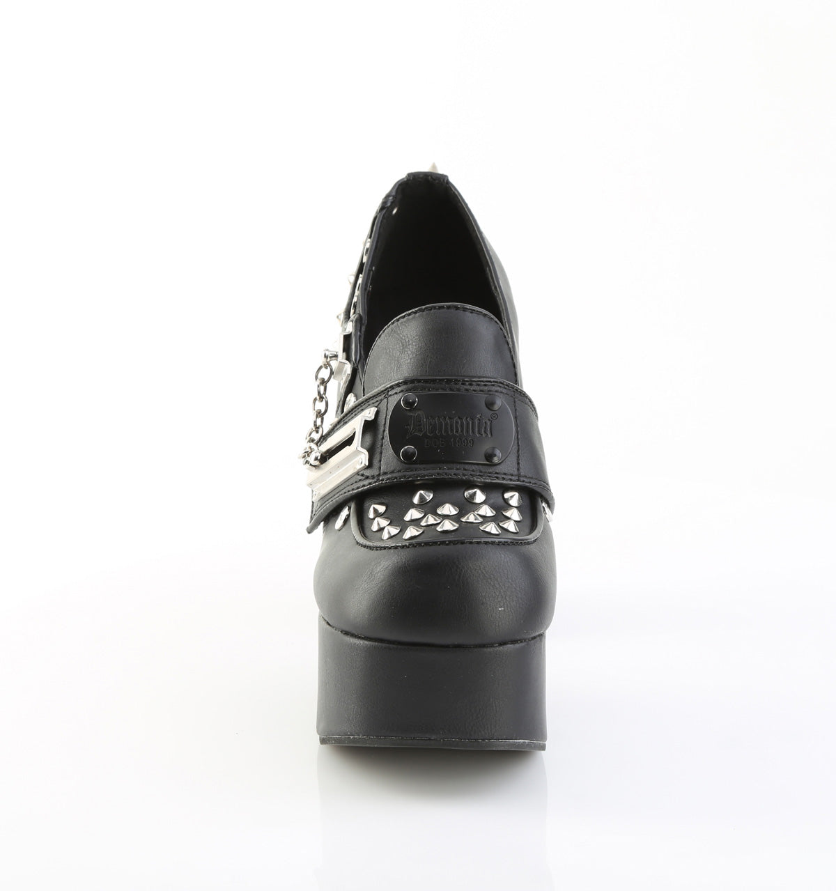 CHARADE-32 4 1/2" Heel, 2" PF Lace-Up Loafer