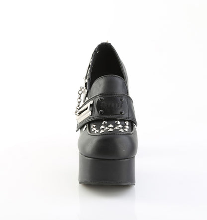 CHARADE-32 4 1/2" Heel, 2" PF Lace-Up Loafer