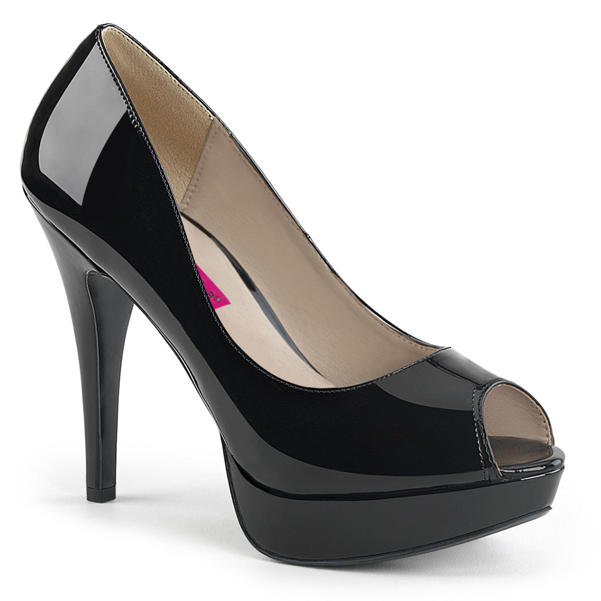 CHLOE-01 5 1/4" Heel, 1 1/4" Concealed PF Peep Toe Pump
