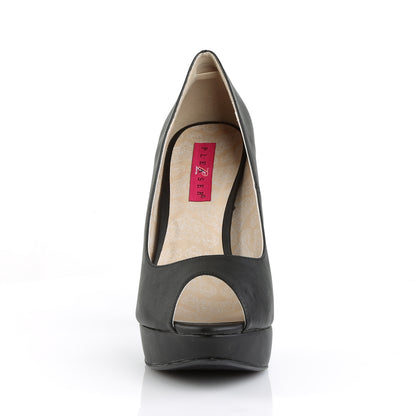 CHLOE-01 5 1/4" Heel, 1 1/4" Concealed PF Peep Toe Pump
