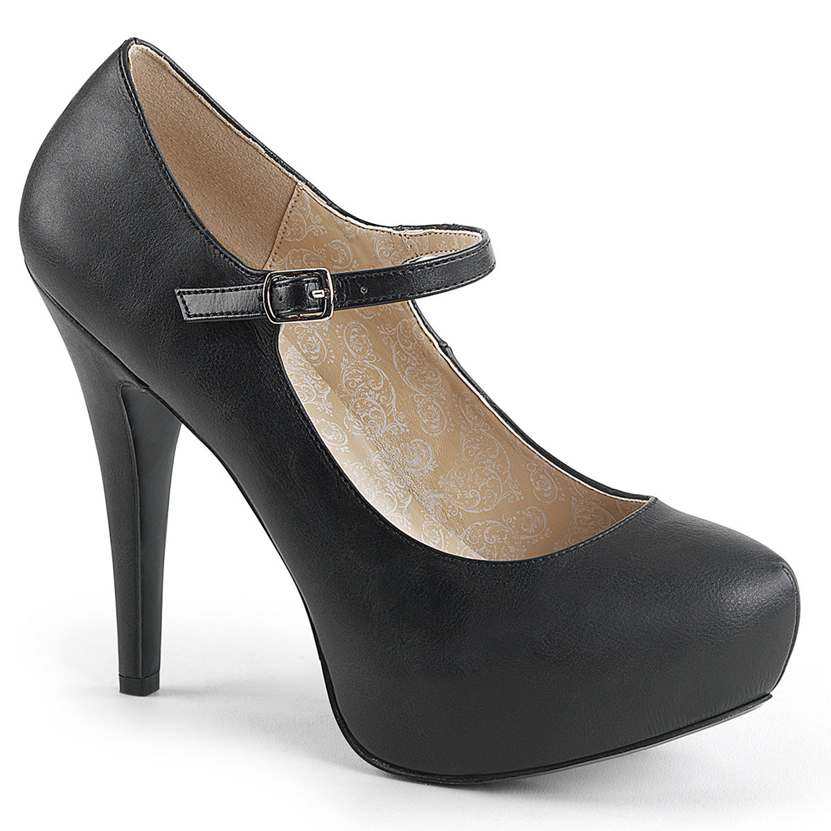 CHLOE-02 5 1/4" Heel, 1 1/4" PF Maryjane W/Concealed PT Pump
