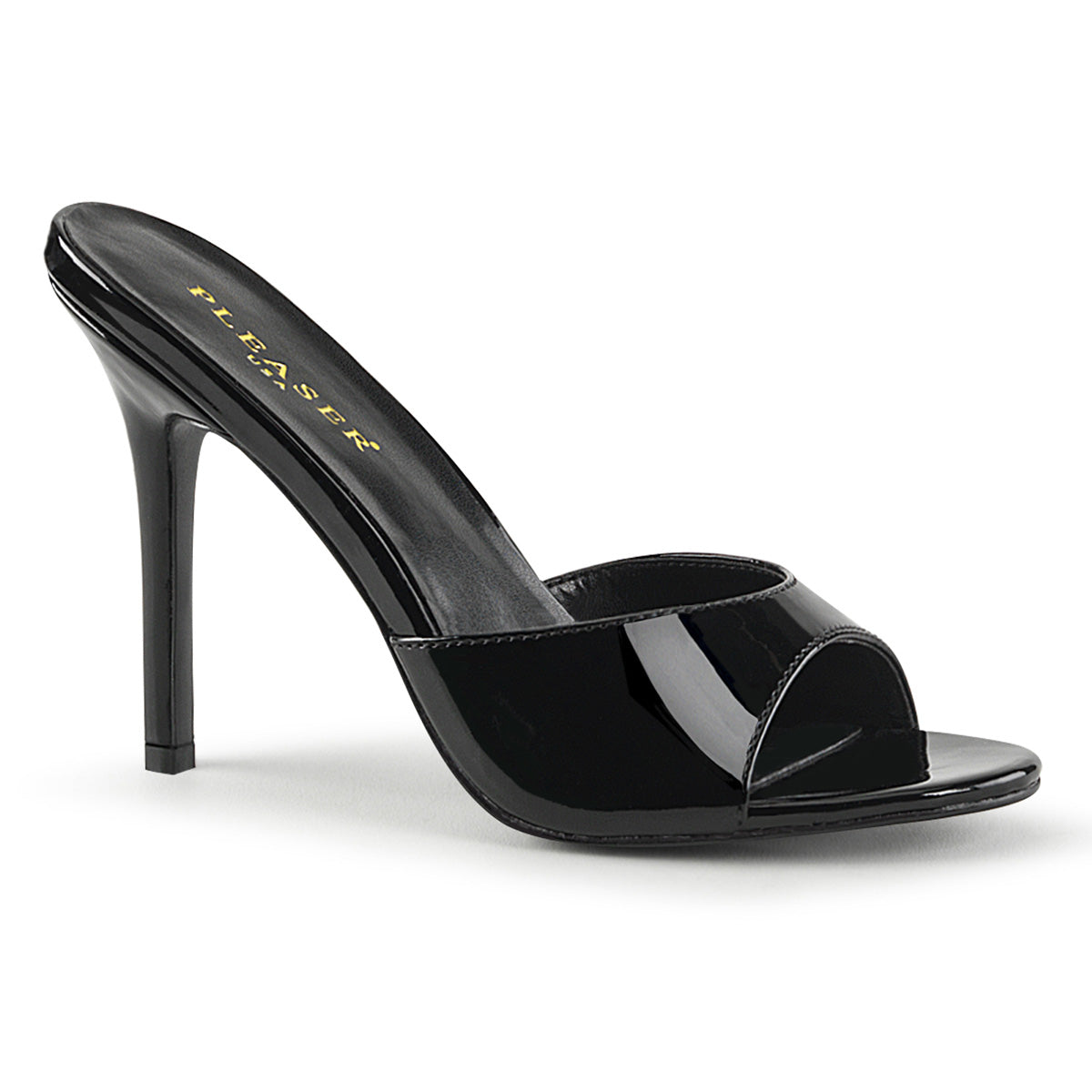 CLASSIQUE-01 4" Heel Peep Toe Slide