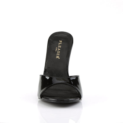 CLASSIQUE-01 4" Heel Peep Toe Slide