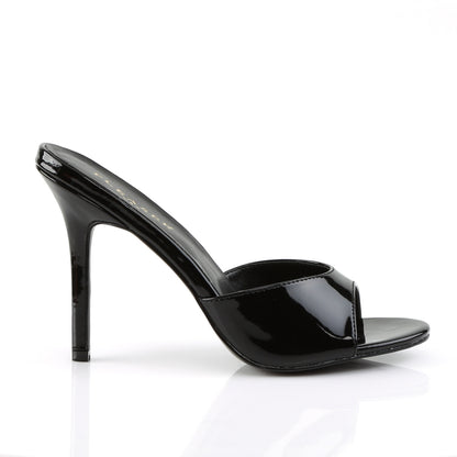 CLASSIQUE-01 4" Heel Peep Toe Slide