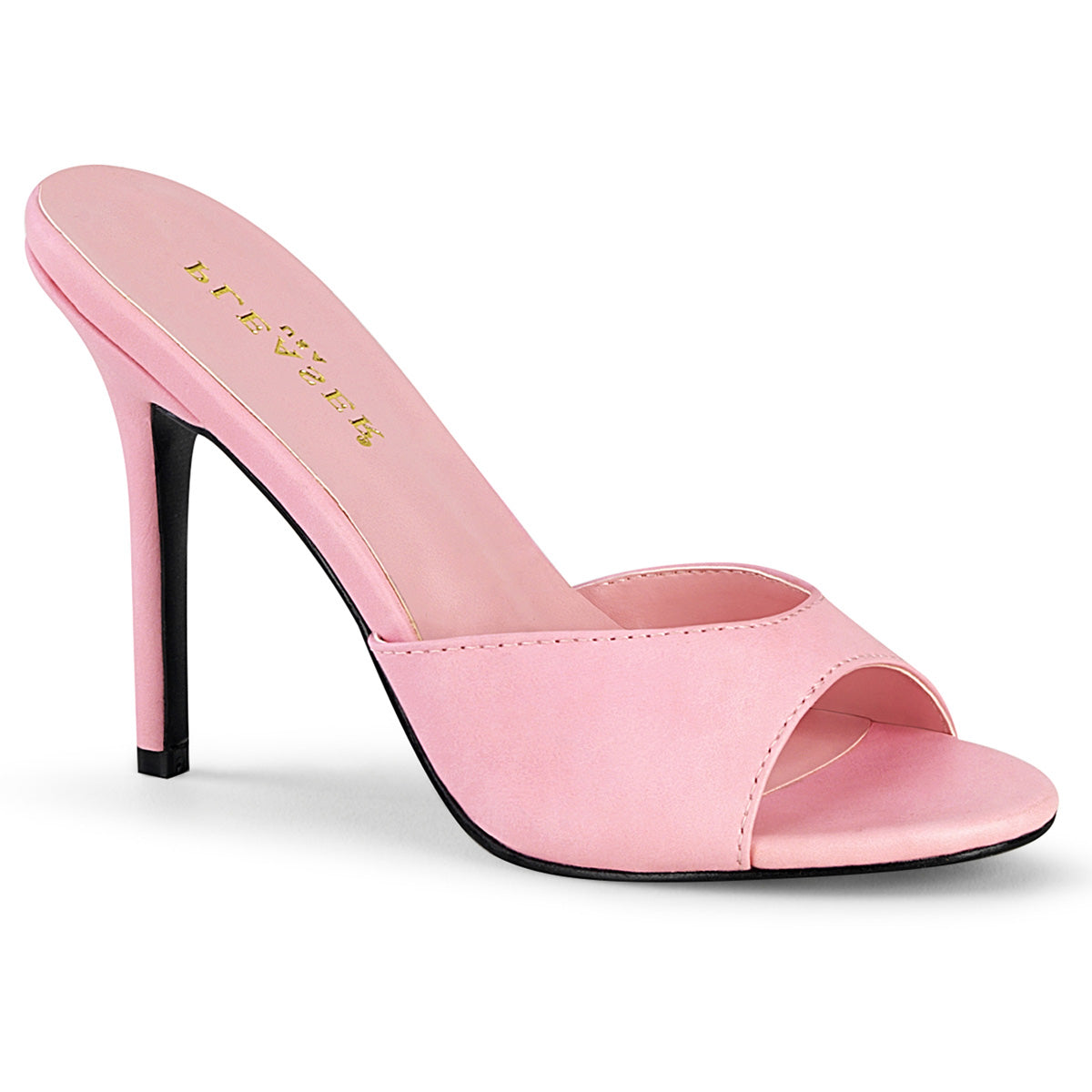 CLASSIQUE-01 4" Heel Peep Toe Slide
