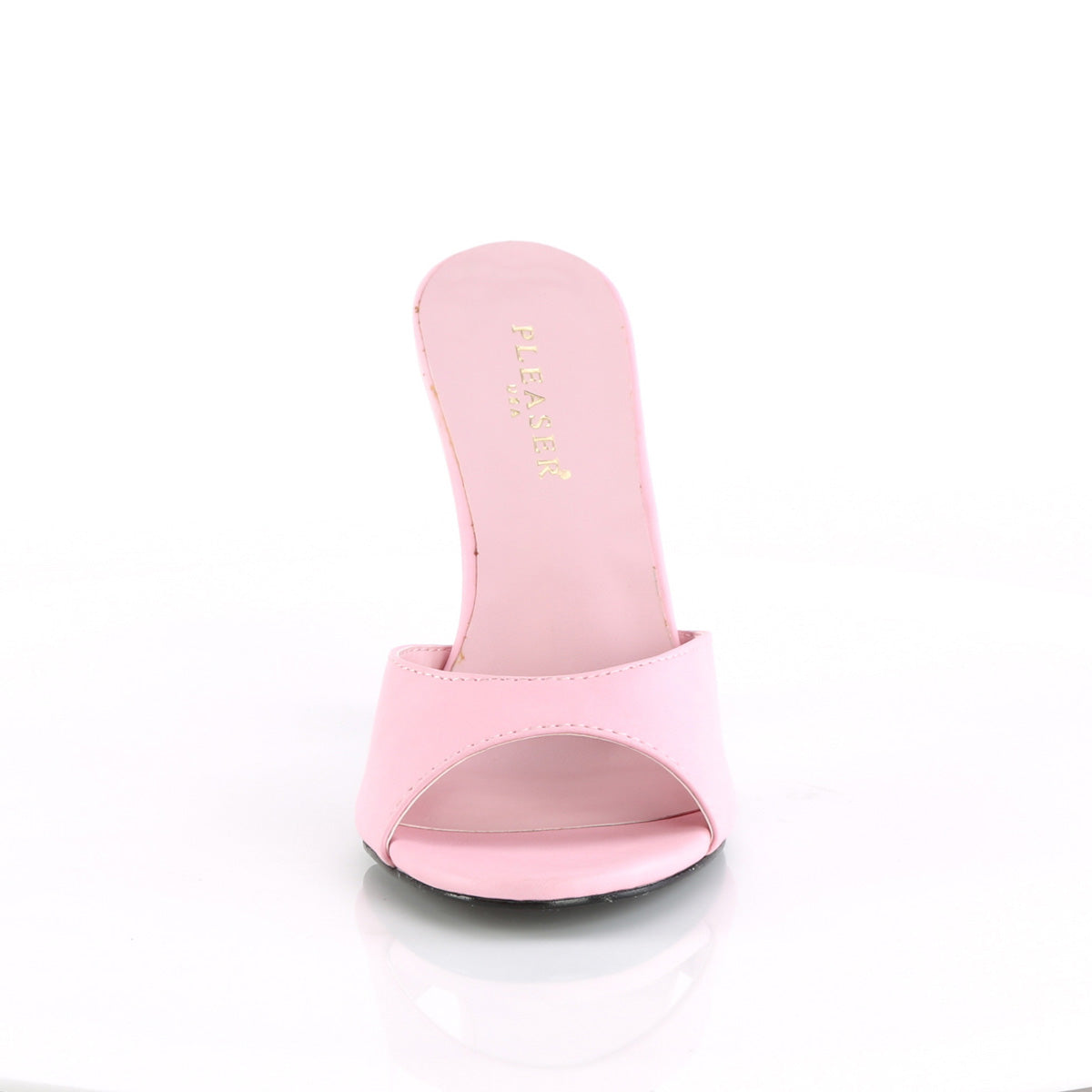 CLASSIQUE-01 4" Heel Peep Toe Slide