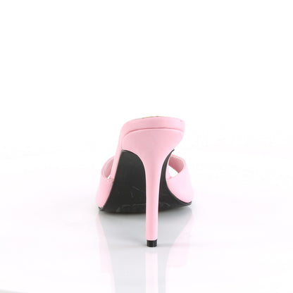 CLASSIQUE-01 4" Heel Peep Toe Slide