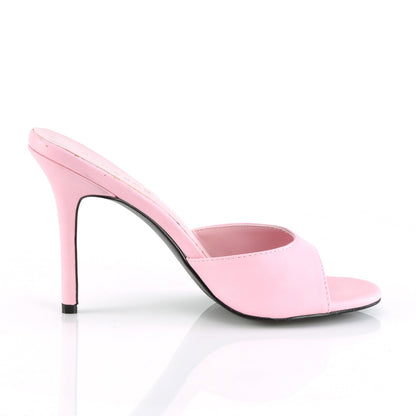 CLASSIQUE-01 4" Heel Peep Toe Slide