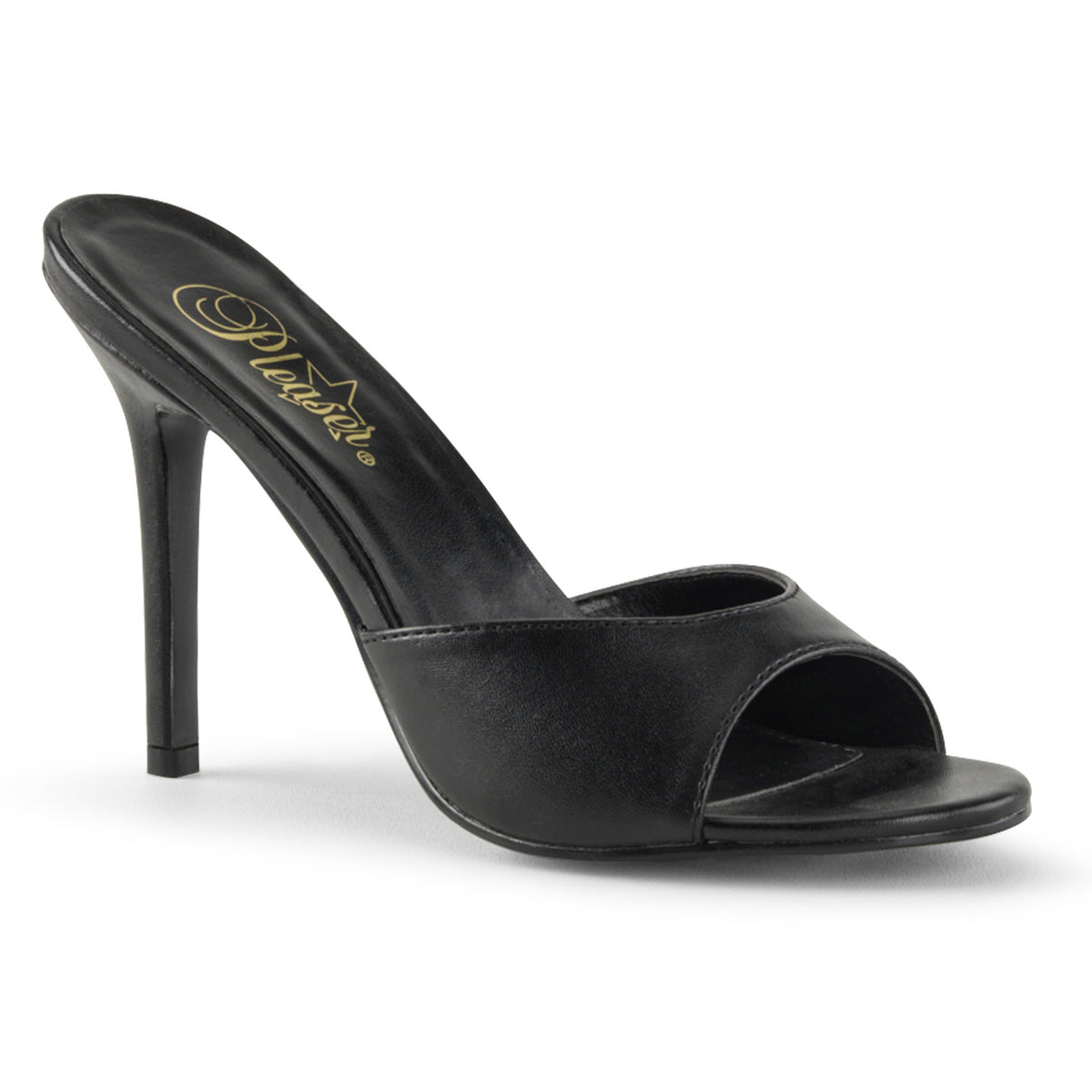 CLASSIQUE-01 4" Heel Peep Toe Slide