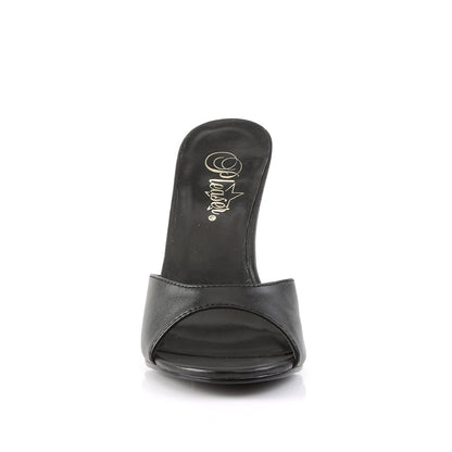 CLASSIQUE-01 4" Heel Peep Toe Slide