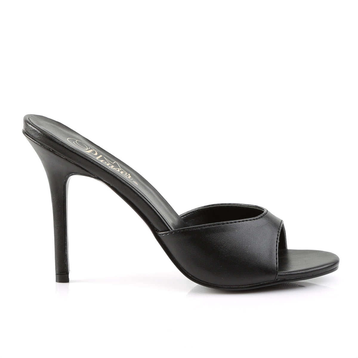 CLASSIQUE-01 4" Heel Peep Toe Slide