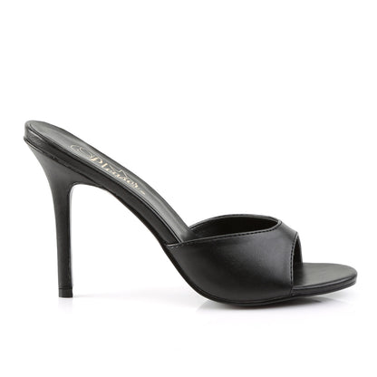 CLASSIQUE-01 4" Heel Peep Toe Slide