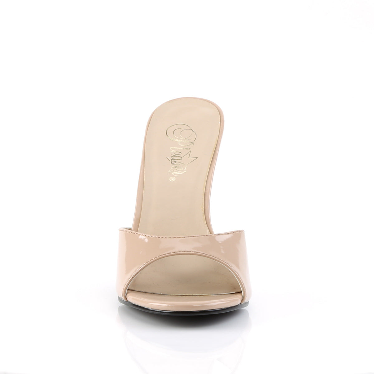 CLASSIQUE-01 4" Heel Peep Toe Slide