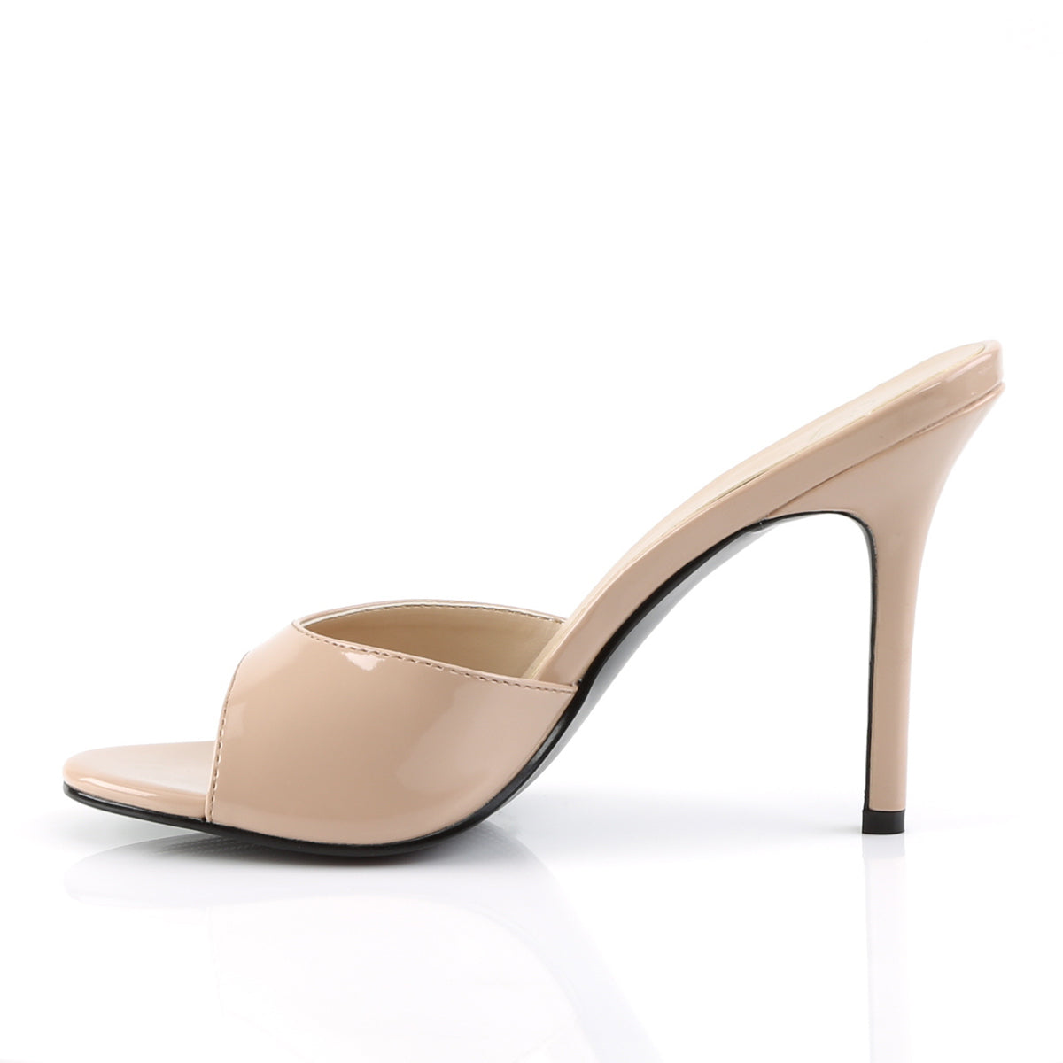 CLASSIQUE-01 4" Heel Peep Toe Slide