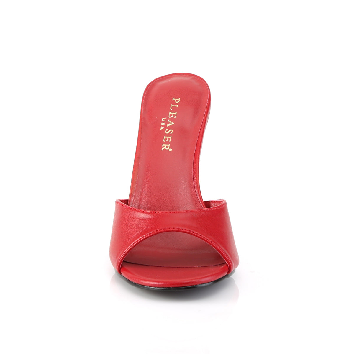CLASSIQUE-01 4" Heel Peep Toe Slide