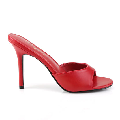 CLASSIQUE-01 4" Heel Peep Toe Slide