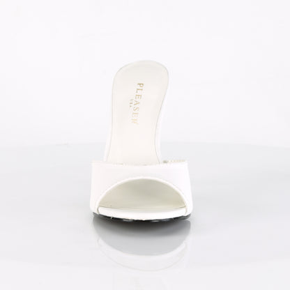 CLASSIQUE-01 4" Heel Peep Toe Slide