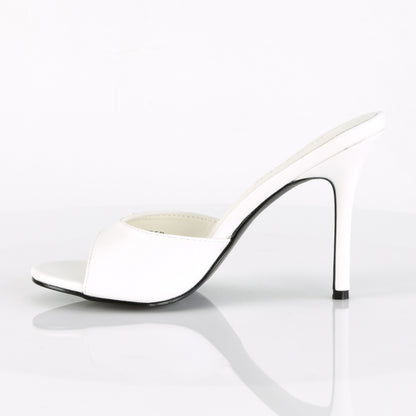 CLASSIQUE-01 4" Heel Peep Toe Slide