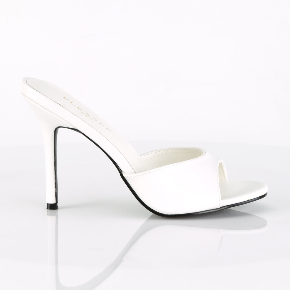CLASSIQUE-01 4" Heel Peep Toe Slide