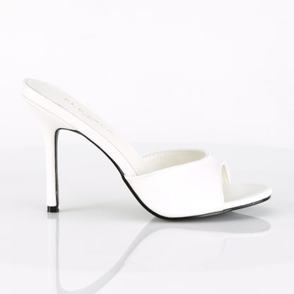 CLASSIQUE-01 4" Heel Peep Toe Slide
