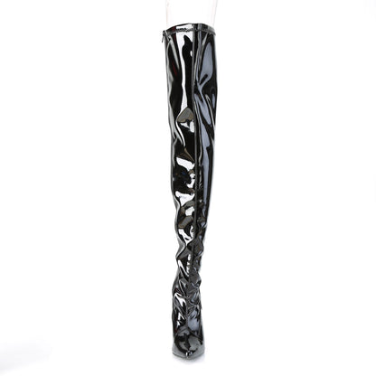 CLASSIQUE-3000 4" Heel Stretch Thigh Boot, Side Zip
