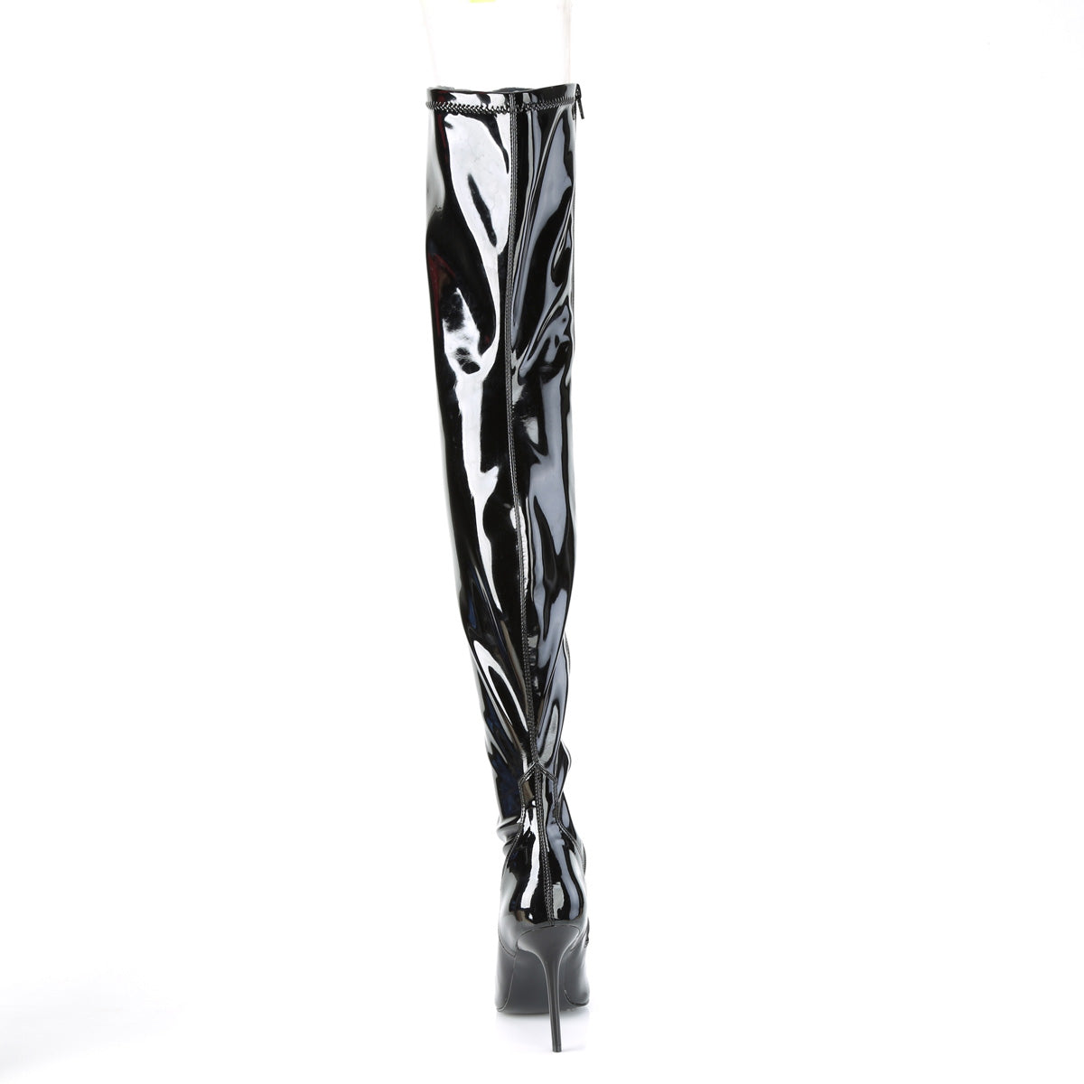 CLASSIQUE-3000 4" Heel Stretch Thigh Boot, Side Zip