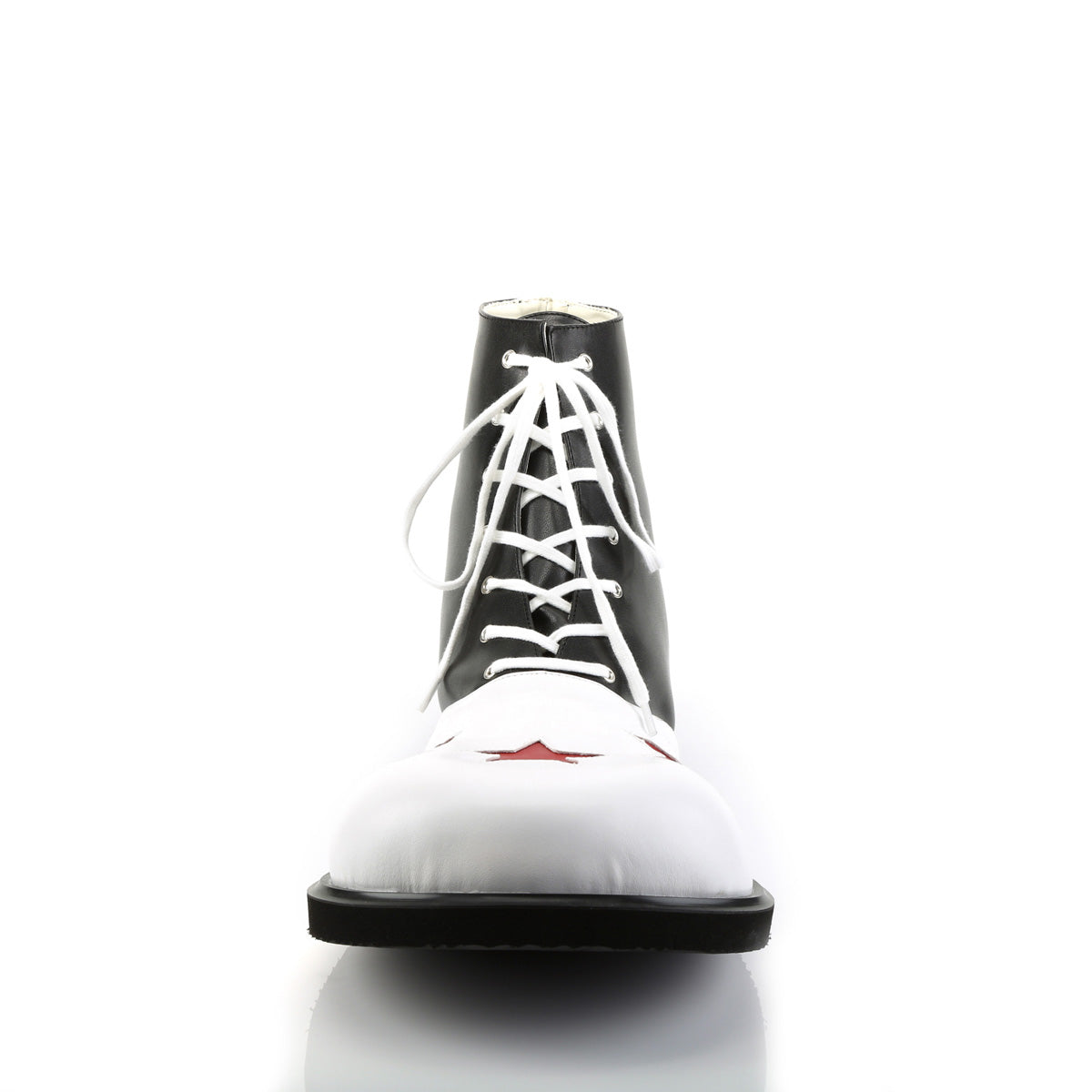 CLOWN-02 Adult Yellow-Red Pu W/Wht Stars Clown Shoe