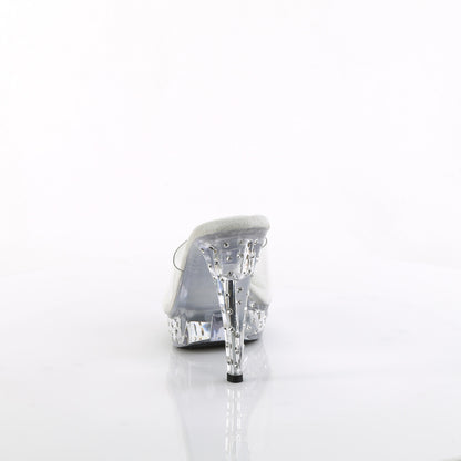 COCKTAIL-501SDT 5" Heel, 1" Rhinestone Studded PF Slide