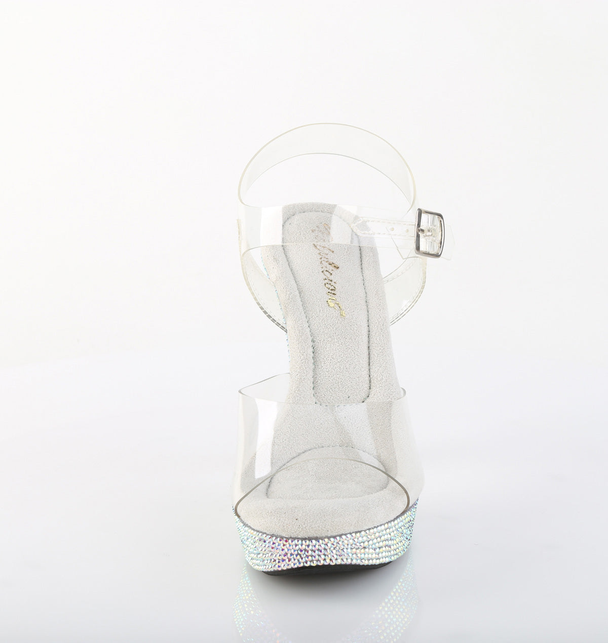 COCKTAIL-508DM 5" Heel, 1" PF Ankle Strap Sandal w/RS