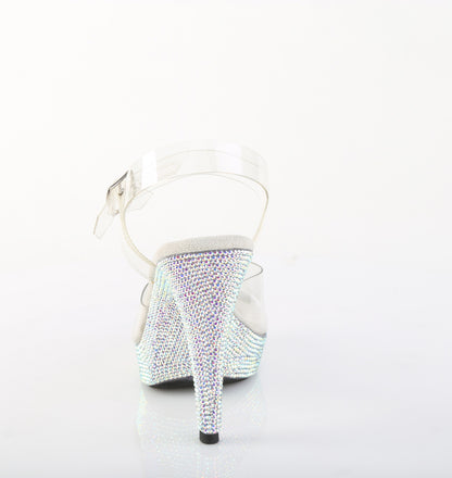 COCKTAIL-508DM 5" Heel, 1" PF Ankle Strap Sandal w/RS
