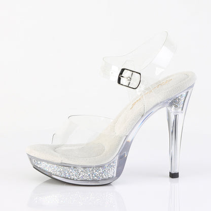 COCKTAIL-508RSI 5" Heel, 1" PF Ankle Strap Sandal w/RS Inserts