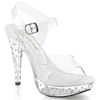 COCKTAIL-508SDT 5" Heel, 1" PF Ankle Strap Sandal