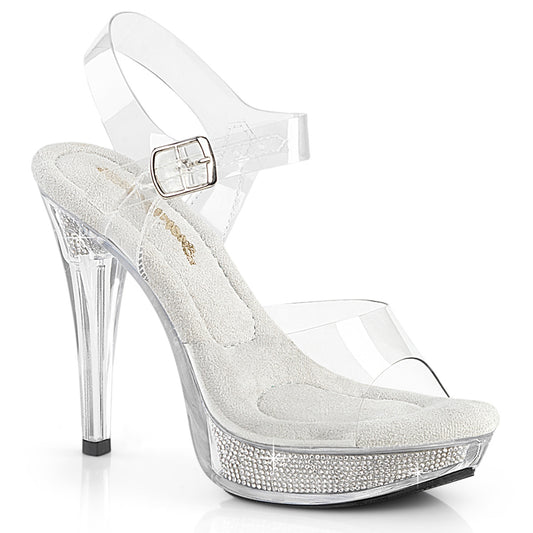 COCKTAIL-508SRSI 5" Heel, 1" PF Ankle Strap Sandal w/RS Inserts
