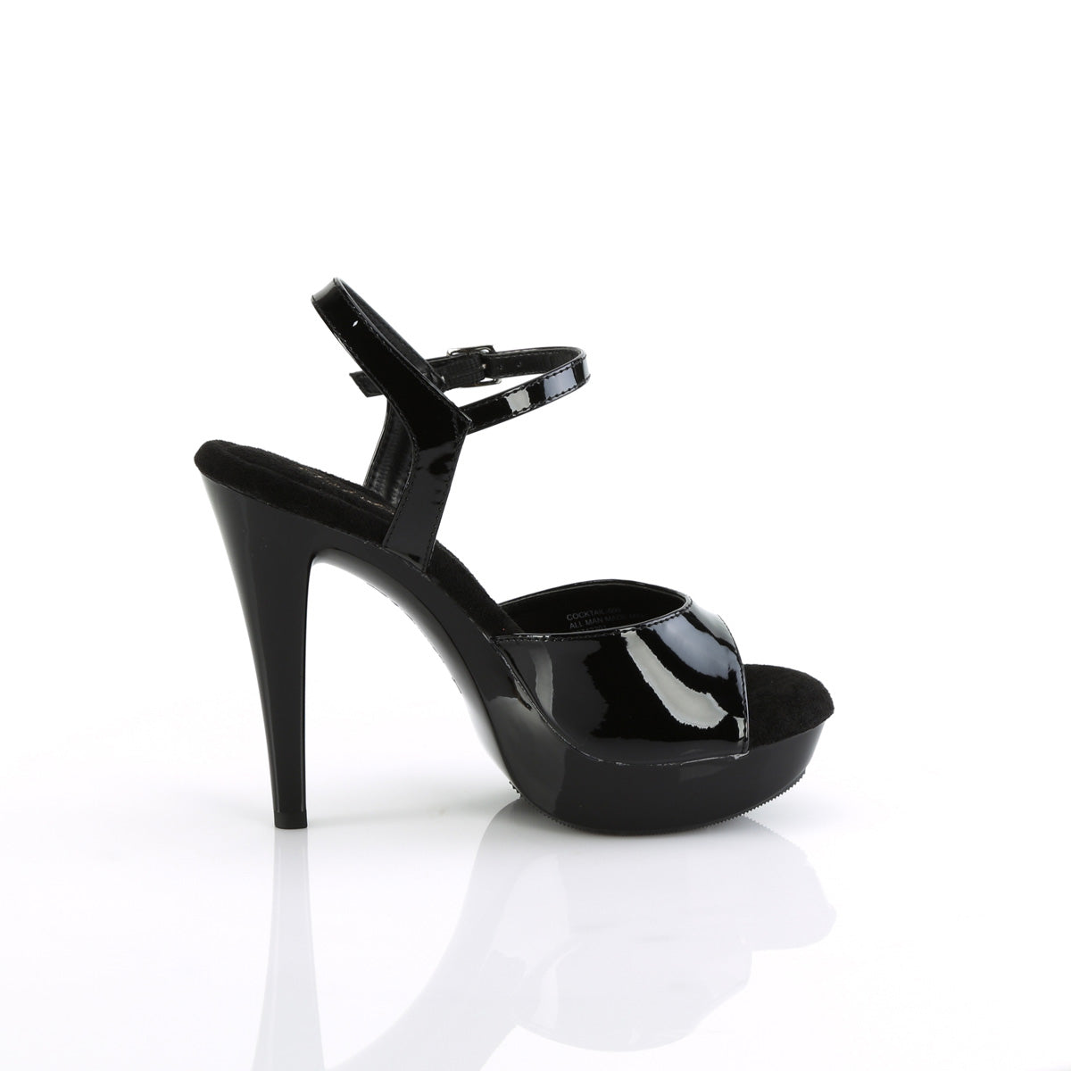 COCKTAIL-509 5" Heel, 1" PF Ankle Strap Sandal