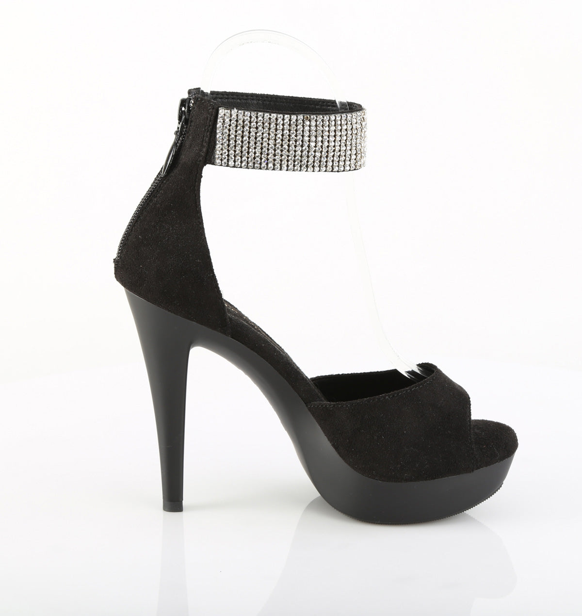 COCKTAIL-525 5" Heel, 1" PF d'Orsay Sandal w/RS, Back Zip