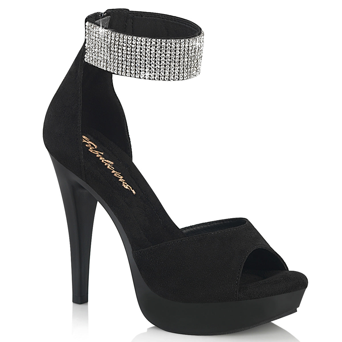 COCKTAIL-525 5" Heel, 1" PF d'Orsay Sandal w/RS, Back Zip