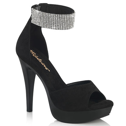 COCKTAIL-525 5" Heel, 1" PF d'Orsay Sandal w/RS, Back Zip