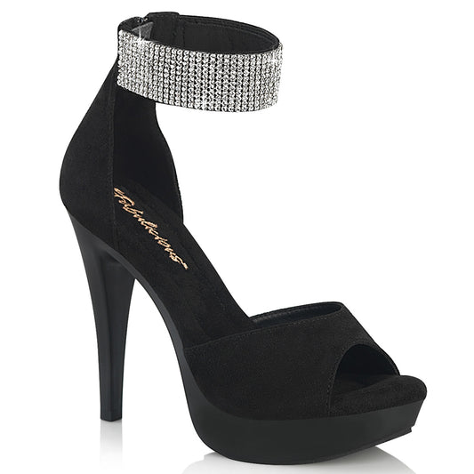 COCKTAIL-525 5" Heel, 1" PF d'Orsay Sandal w/RS, Back Zip