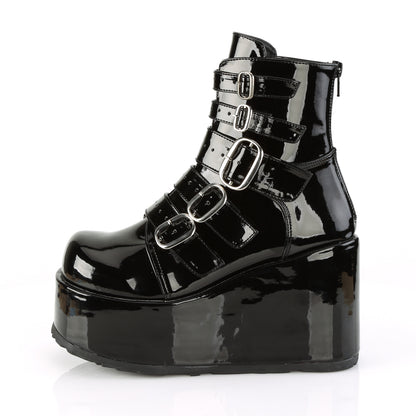 CONCORD-57 *4 1/4" PF Ankle Boot w/ Multi Buckle Straps, Back Zip