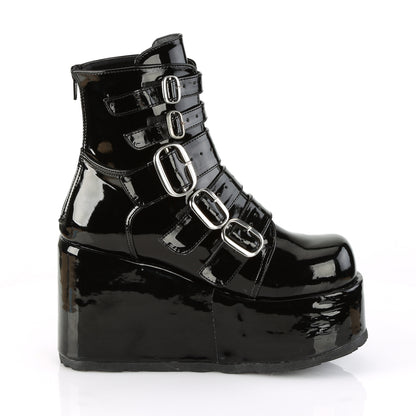 CONCORD-57 *4 1/4" PF Ankle Boot w/ Multi Buckle Straps, Back Zip