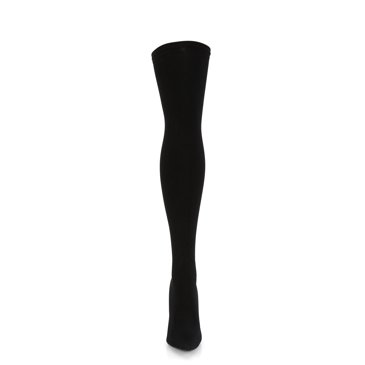 COURTLY-3005 5" Stretch Pull-On Thigh High Boot