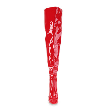 COURTLY-3012 5" Stretch Thigh High Boot, Back Zip