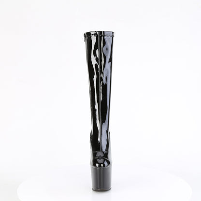 CRAZE-2000 8" Heelless, 3" PF Stretch Knee Boot, Side Zip