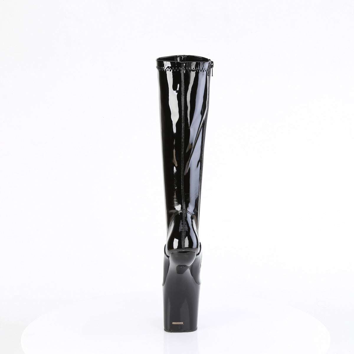CRAZE-2000 8" Heelless, 3" PF Stretch Knee Boot, Side Zip