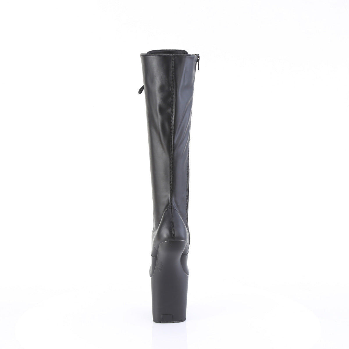 CRAZE-2023 *8" Heelless, 3" PF Lace-Up Stretch Knee Boot, Side Zip