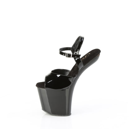 CRAZE-809 8" Heelless, 3" PF Ankle Strap Sandal