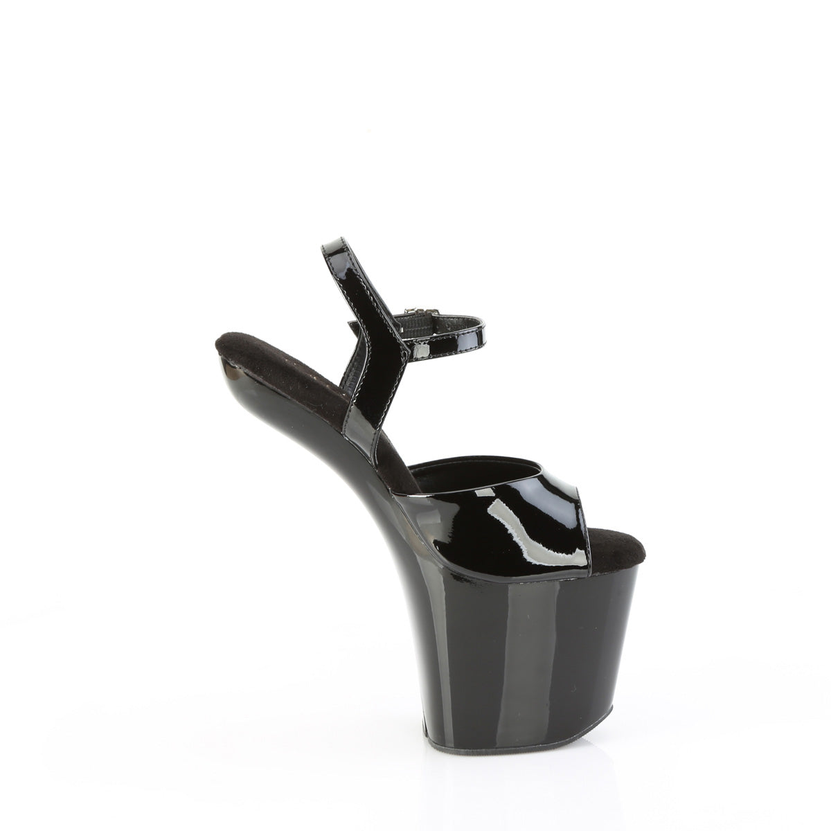 CRAZE-809 8" Heelless, 3" PF Ankle Strap Sandal