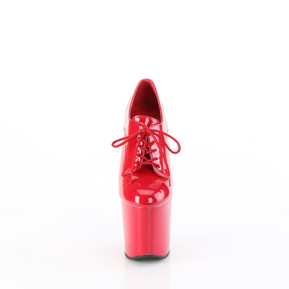 CRAZE-860 8" Heelless, 3" PF Lace-Up Front Oxford Shoes