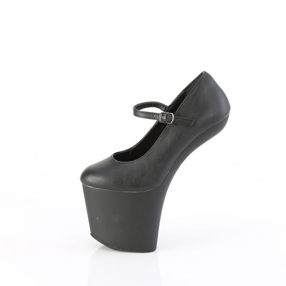 CRAZE-880 8" Heelless, 3" PF Mary Jane Pump